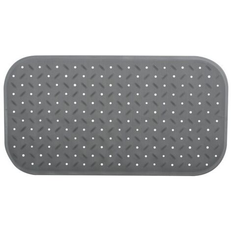 Alfombra de bañera antideslizante caucho reciclable CLASS 36x76cm Gris MSV