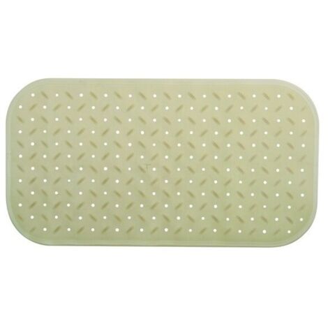 Alfombra Base de bañera antideslizante caucho reciclable CLASS 36x65cm Beige MSV