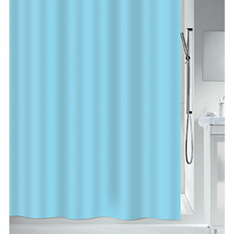 Cortina de ducha Poliéster ROMANA 180x180cm Blanco transparente MSV