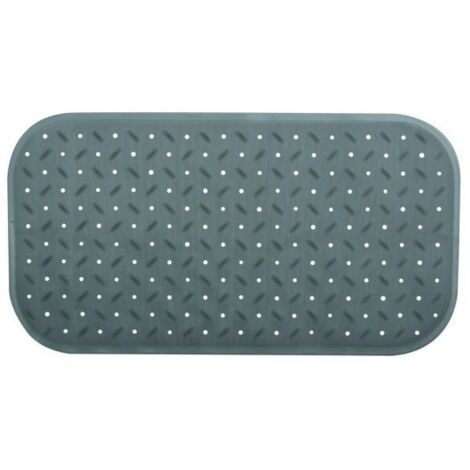 Alfombra Base de bañera antideslizante caucho reciclable CLASS 36x65cm Gris MSV