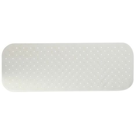 Alfombra de bañera antideslizante caucho reciclable CLASS 36x97cm Blanco MSV