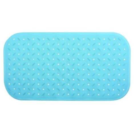 Alfombra Base de bañera antideslizante caucho reciclable CLASS 36x65cm Azul cielo MSV
