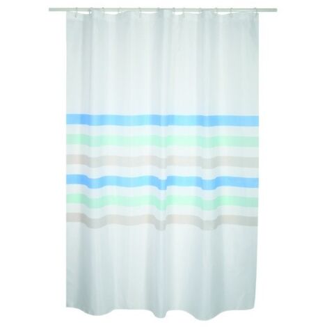 Anillas para cortinas de baño TATAY Blancas universales.