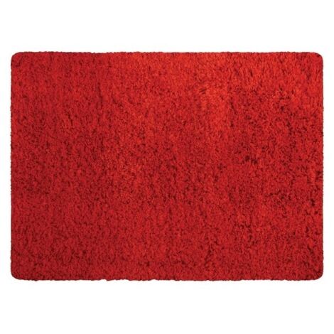 Alfombra de baño de microfibra 40x60cm Rojo MSV