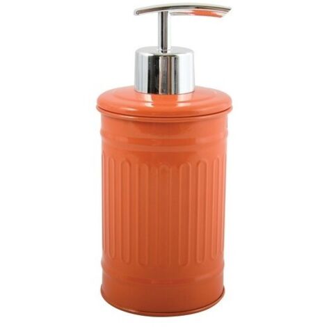 Dispensador de jabón Acero HABANA Naranja MSV