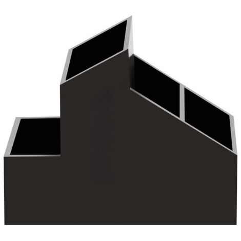 Compartimento portaobjetos individual ABS SKYLINE Negro Spirella