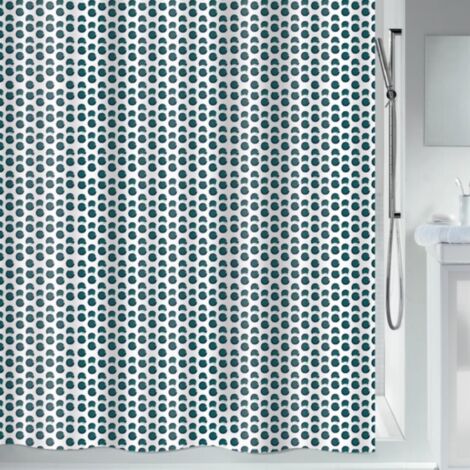 Cortina de ducha Poliéster DEEP FOREST 180x200cm Azul Verde Spirella (1/5)