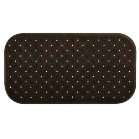 Alfombra de bañera antideslizante caucho reciclable CLASS 36x76cm Chocolate MSV