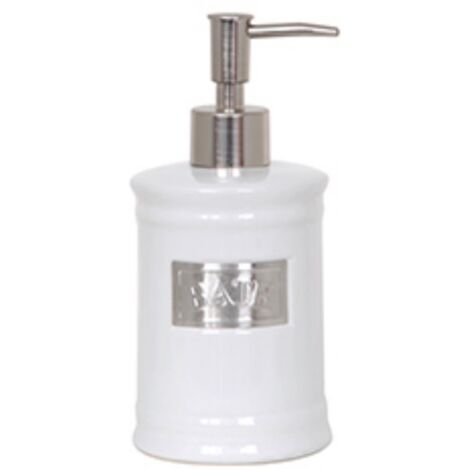 Dispensador de jabón Cerámica ADELAIDE Blanco MSV