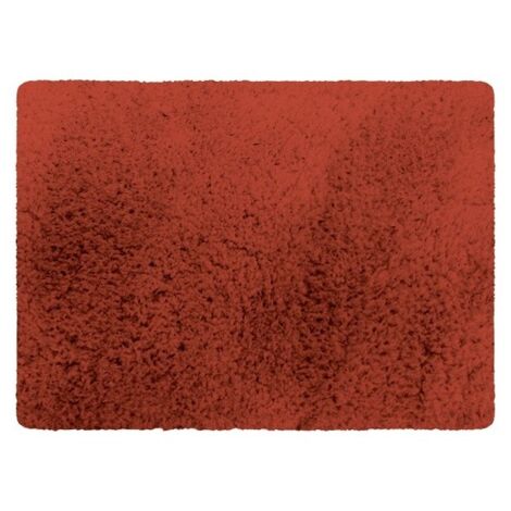 Alfombra de baño de microfibra 40x60cm Terracota MSV