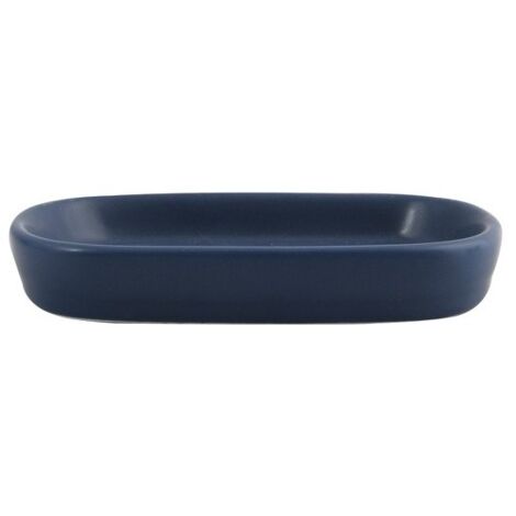 MAONIE Jabonera de Cerámica Azul Oscuro Mate MSV