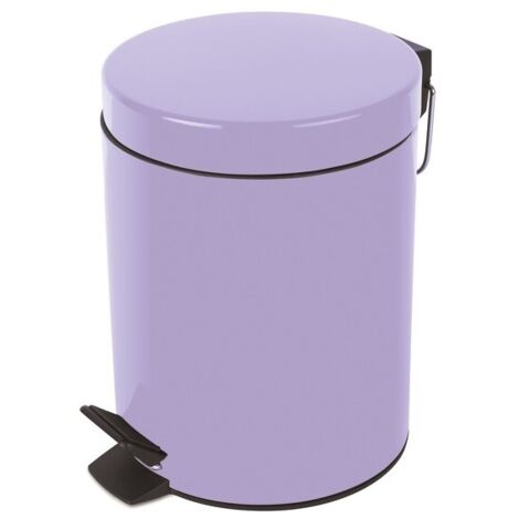 Papelera con pedal Acero SYDNEY 3L Lavanda Spirella