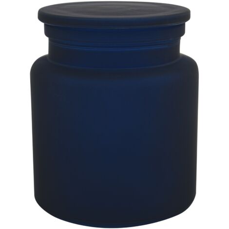 Caja de algodón YOKO Vidrio Azul Oscuro Spirella