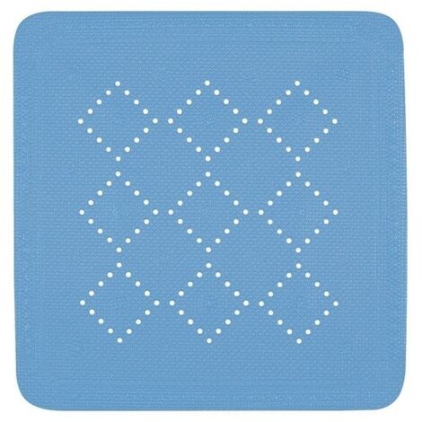 Alfombra de ducha PVC ALASKA 55x55cm Azul Bermuda Spirella