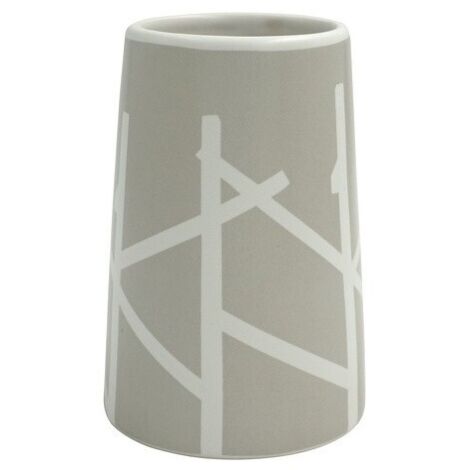 Vaso Cerámica TREE Topo & Blanco MSV