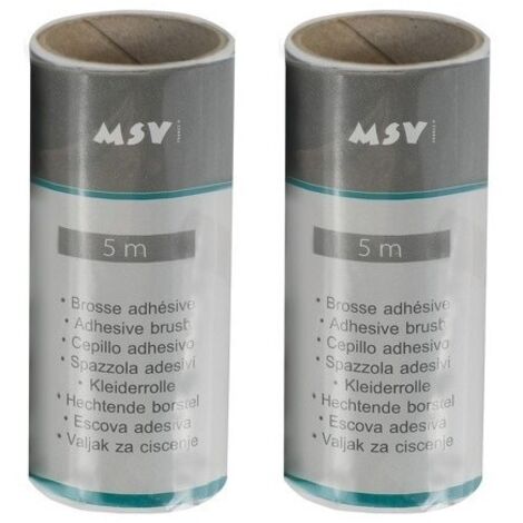 Juego de 2 recambios adhesivos 5m MSV (1/3)