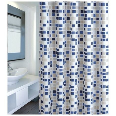 Anillas para cortinas de baño TATAY Blancas universales.