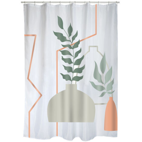 CORTINA DE POLIESTER PARA DUCHA 180x200CM KENZI (1/3)