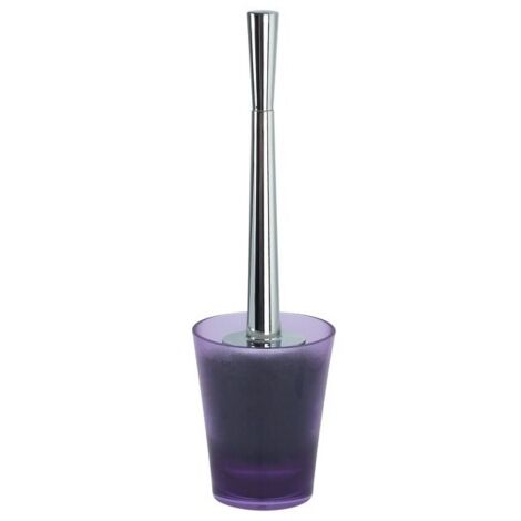 Escobillero con soporte Acrílico MAX LIGHT Violeta Spirella