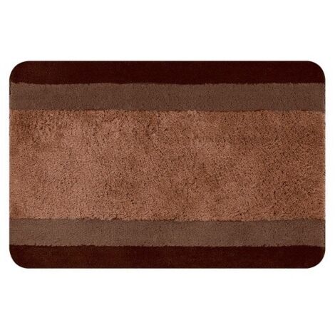 Alfombra de baño Poliéster BALANCE 60x90cm Marrón Spirella