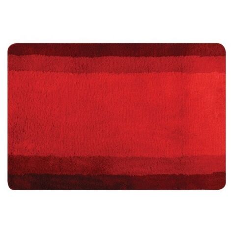 Alfombra de baño de poliéster BALANCE 70x120cm Rojo Spirella (1/4)