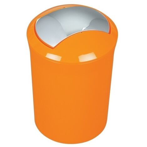 Papelera basculante PS SYDNEY 5L Naranja Spirella