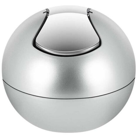 Papelera con tapa basculante PP BOWL 1L Gris Plata Spirella