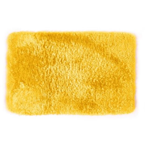 FINO Alfombra de baño de microfibra 60x90cm  Amarillo Spirella (1/5)