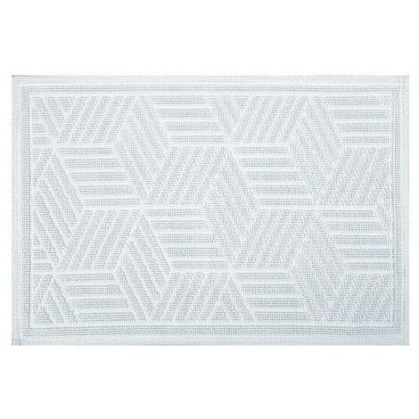 Alfombra de baño CUBO de algodón 50x80 cm blanco Spirella