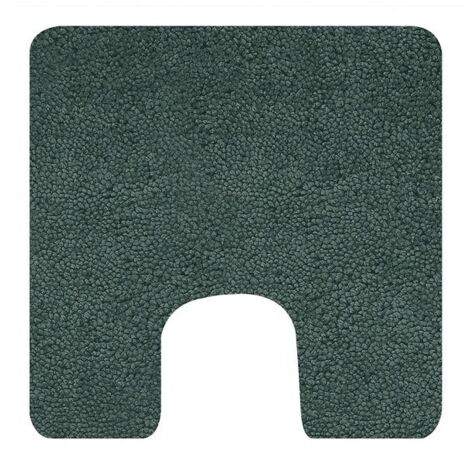 Alfombra de baño de microfibra HIGHLAND 55x55 cm verde oscuro Spirella