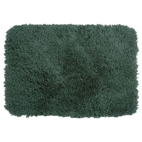 HIGHLAND Alfombra de baño de microfibra 70x120 cm verde oscuro Spirella