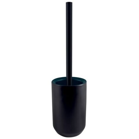 Escobillero con soporte cerámico JARO Negro Azul petroleo Spirella (1/2)