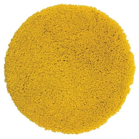 Alfombra de baño redondaMicrofibra HIGHLAND ø60cm Azafrán Spirella