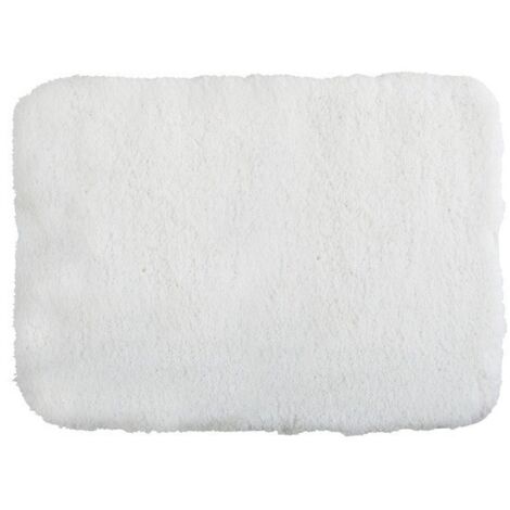 Alfombra de Baño Microfibra 50X70cm Blanco MSV (1/4)