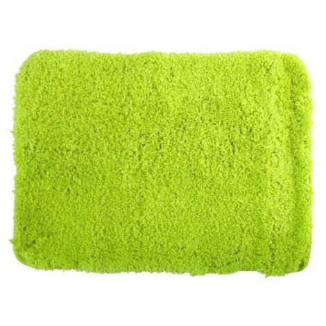 Alfombra de baño de microfibra 50x70cm Verde Lima MSV