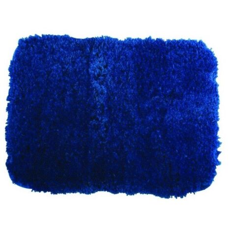 Alfombra de baño de microfibra 50x70cm Azul Marino MSV (1/5)