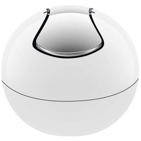 Papelera con tapa basculante PP BOWL 1L Blanco Spirella