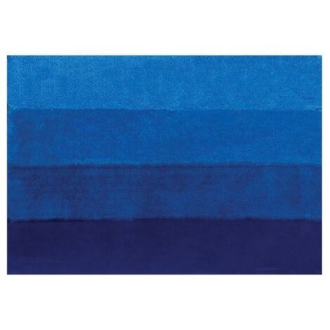 Alfombra de baño de poliéster FOUR 60x90cm Azul Spirella