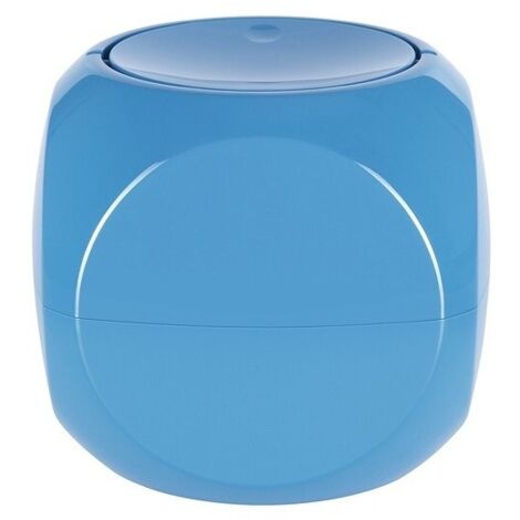 Papelera con tapa basculante PP DICE 1L Azul Spirella