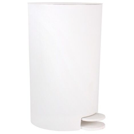 Papelera con pedal OSAKI 3L Blanco MSV