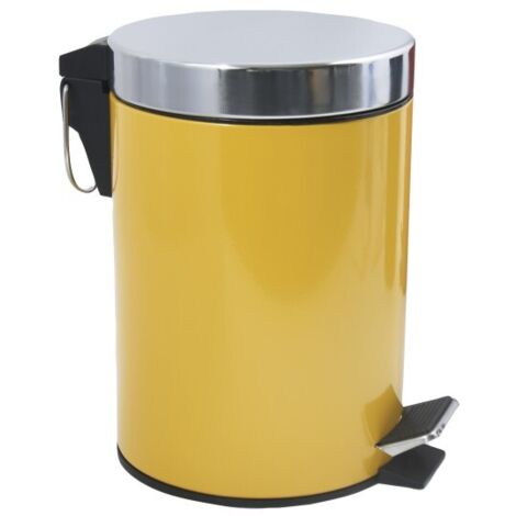 Papelera con pedal acero inoxidable 3L Safran MSV