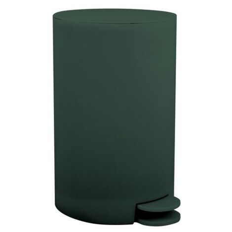 Papelera con pedal PP OSAKI 3L Mate Verde Oscuro MSV