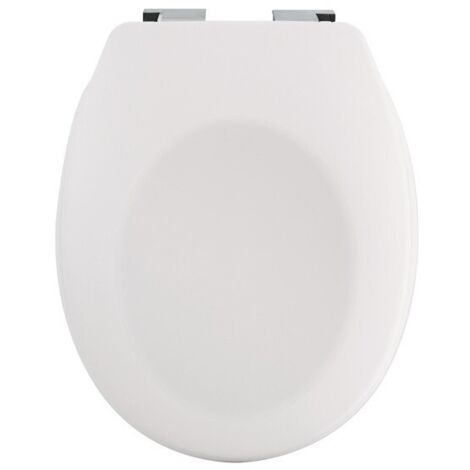 Tapa WC Thermo Hard NEELA Blanco mate -  ABS Bisagras cromadas Spirella (1/5)