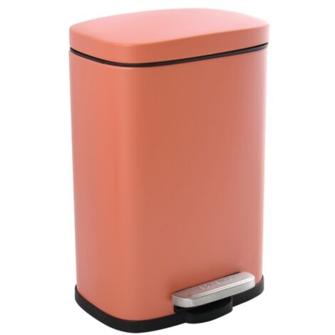 Papelera con pedal Acero AKIRA 5L Mate Terracota Spirella