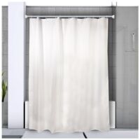Barra para cortina de ducha o bañera extensible sin taladrar en Aluminio MAGIC 125-220cm Acabado Brillante Spirella