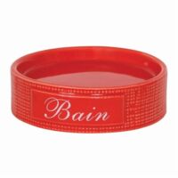 Jabonera DINAN Cerámica Roja MSV