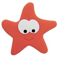 Adhesivo figura antideslizante para ducha o baño STARFY x5uds Rojo Spirella