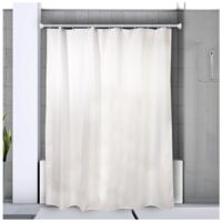 Barra para cortina de ducha o bañera extensible sin taladrar en Aluminio MAGIC 75-125cm Acabado Brillante Spirella