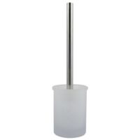 Escobillero con portavasos YOKO Misty White Spirella