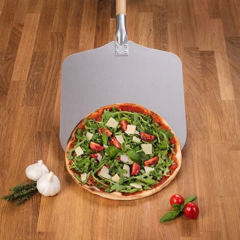 Pelle à pizza perforée rectangulaire en aluminium 30cm très légère